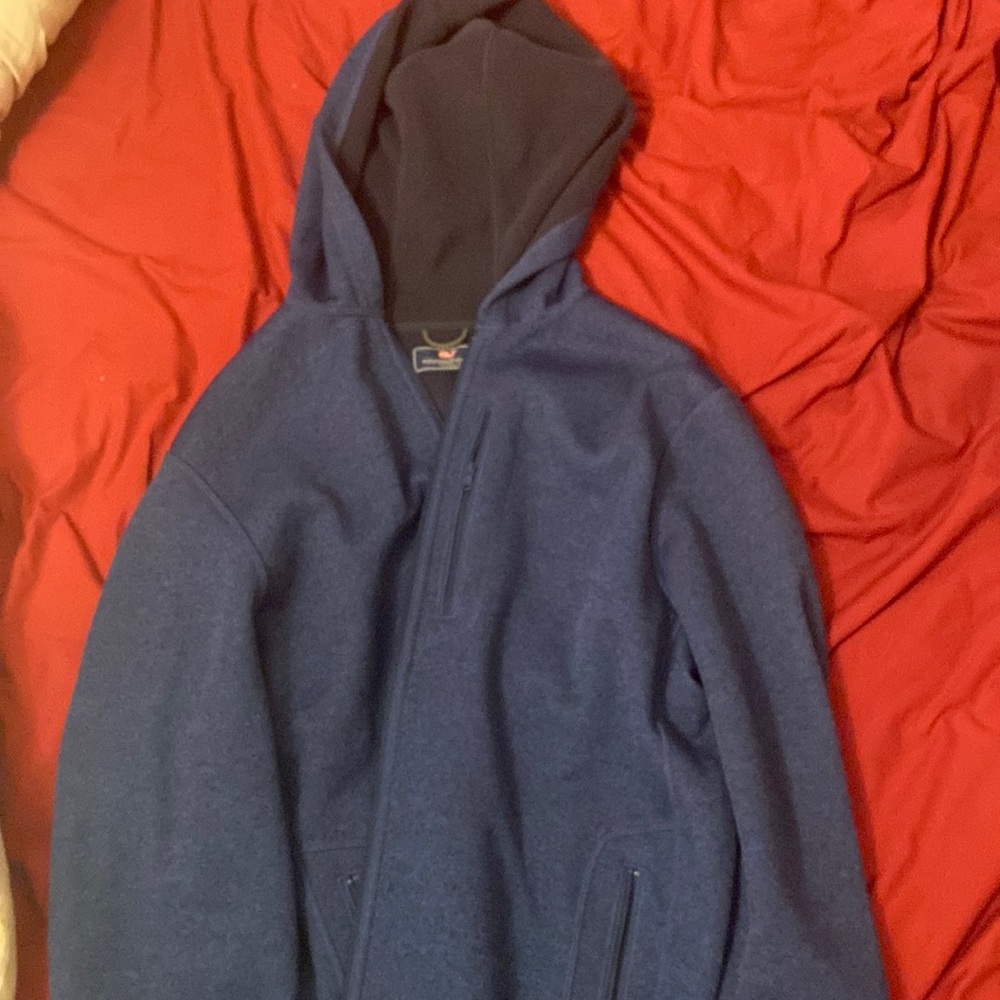 Vineyard Vines blue full zip jacket (L)